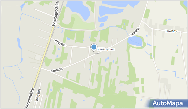 Sochaczew, Smolna, mapa Sochaczew