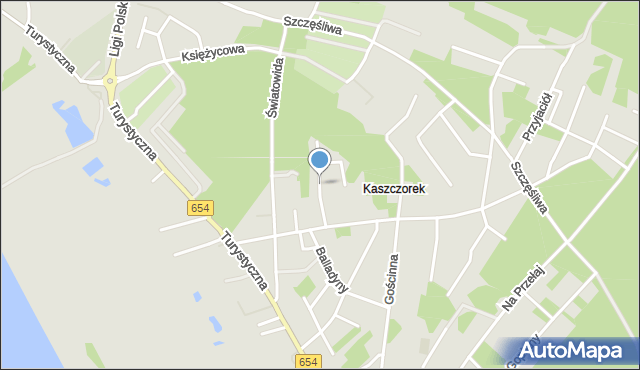 Toruń, Smocza, mapa Torunia