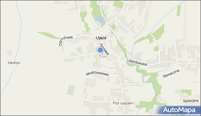 Ujazd gmina Zabierzów, Smocza, mapa Ujazd gmina Zabierzów