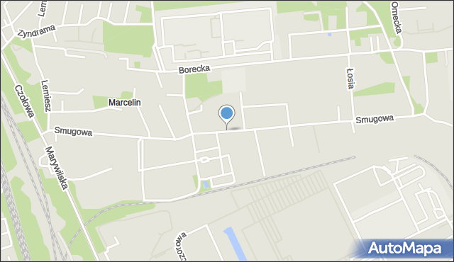 Warszawa, Smugowa, mapa Warszawy