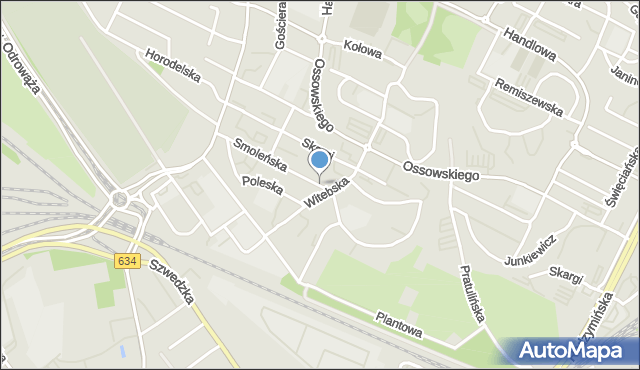 Warszawa, Smoleńska, mapa Warszawy