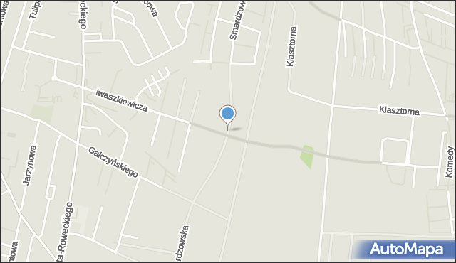 Wrocław, Smardzowska, mapa Wrocławia