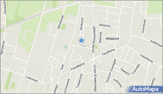 Wrocław, Snopkowa, mapa Wrocławia