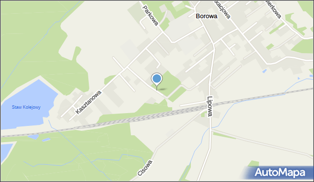 Borowa gmina Długołęka, Sosnowa, mapa Borowa gmina Długołęka