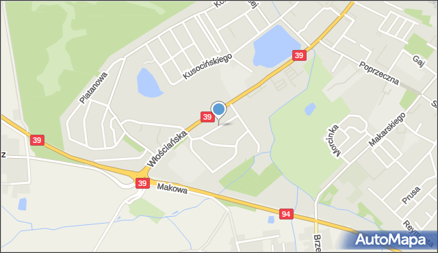 Brzeg, Sobieskiego Jakuba, mapa Brzeg