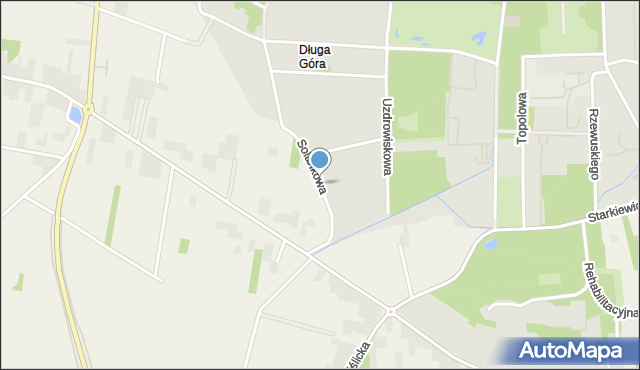 Busko-Zdrój, Solankowa, mapa Busko-Zdrój