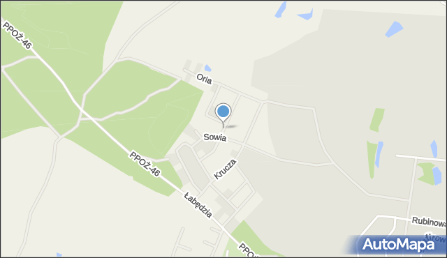 Dolaszewo, Sokola, mapa Dolaszewo