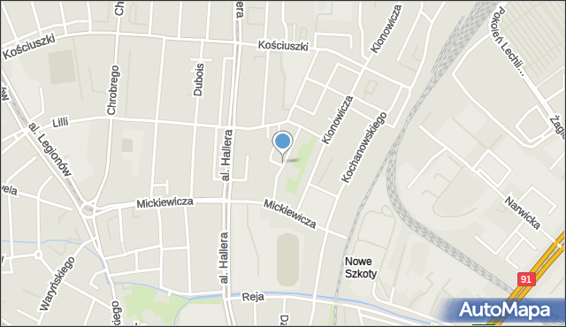 Gdańsk, Sochaczewska, mapa Gdańska