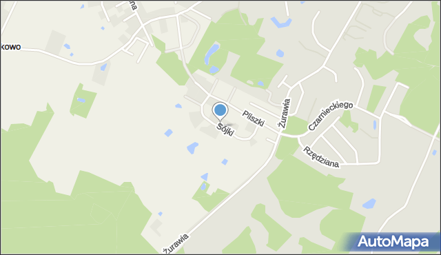 Gutkowo gmina Jonkowo, Sójki, mapa Gutkowo gmina Jonkowo