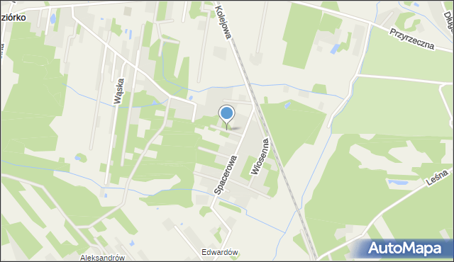 Jeziórko gmina Prażmów, Sosnowa, mapa Jeziórko gmina Prażmów