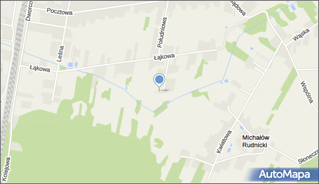 Kłomnice, Sosnowa, mapa Kłomnice