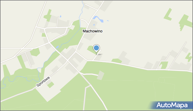 Machowino, Sosnowa, mapa Machowino