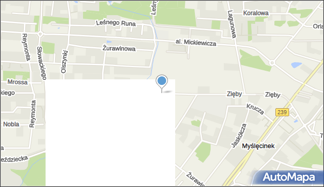 Niemcz, Sójki, mapa Niemcz