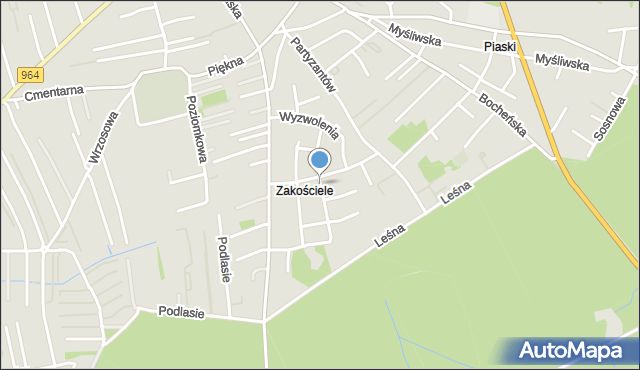 Niepołomice, Solskiego Ludwika, mapa Niepołomice