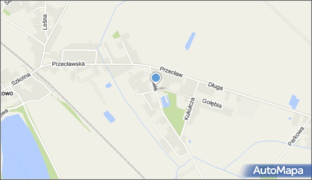 Pamiątkowo, Sowia, mapa Pamiątkowo