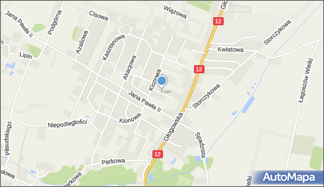Radwanice powiat polkowicki, Sosnowa, mapa Radwanice powiat polkowicki