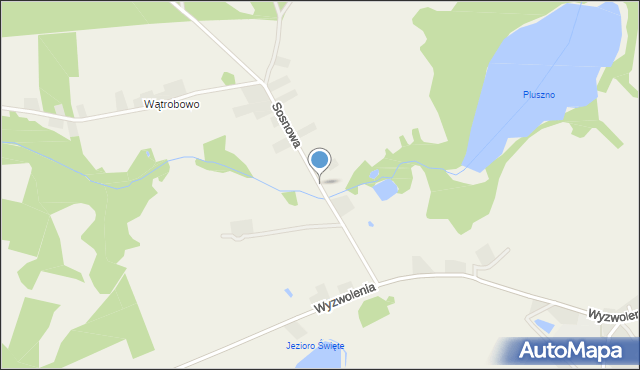 Serock gmina Pruszcz, Sosnowa, mapa Serock gmina Pruszcz