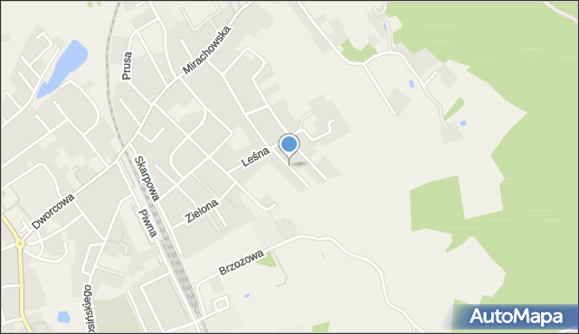 Sierakowice powiat kartuski, Sosnowa, mapa Sierakowice powiat kartuski