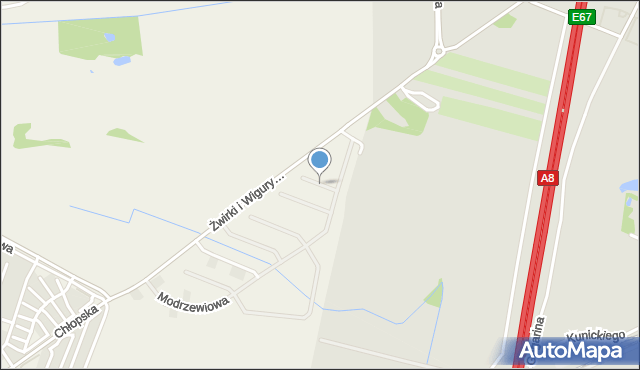 Smolec, Sosnowa, mapa Smolec