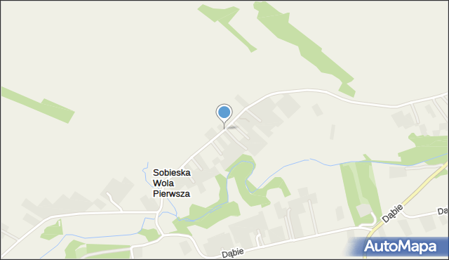 Sobieska Wola Pierwsza, Sobieska Wola Pierwsza, mapa Sobieska Wola Pierwsza