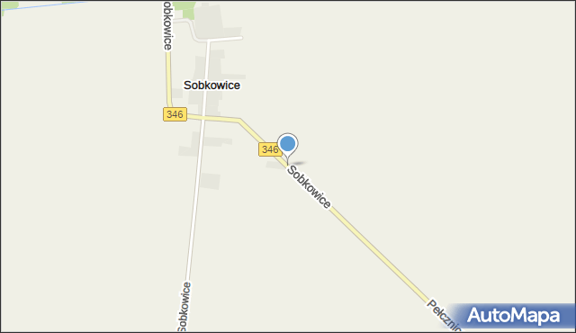 Sobkowice, Sobkowice, mapa Sobkowice