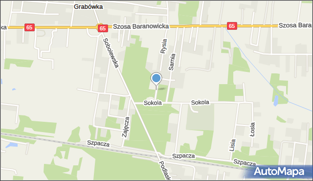 Sobolewo gmina Supraśl, Sójki, mapa Sobolewo gmina Supraśl