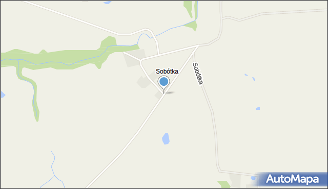 Sobótka gmina Rogóźno, Sobótka, mapa Sobótka gmina Rogóźno