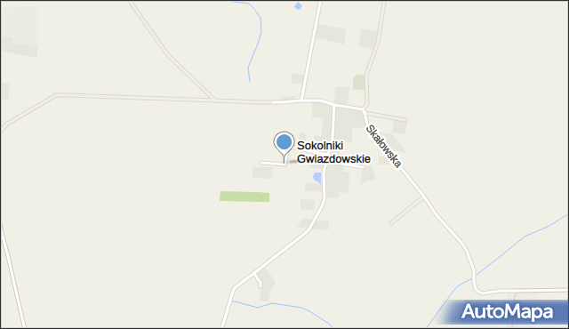 Sokolniki Gwiazdowskie, Sokolnicka, mapa Sokolniki Gwiazdowskie