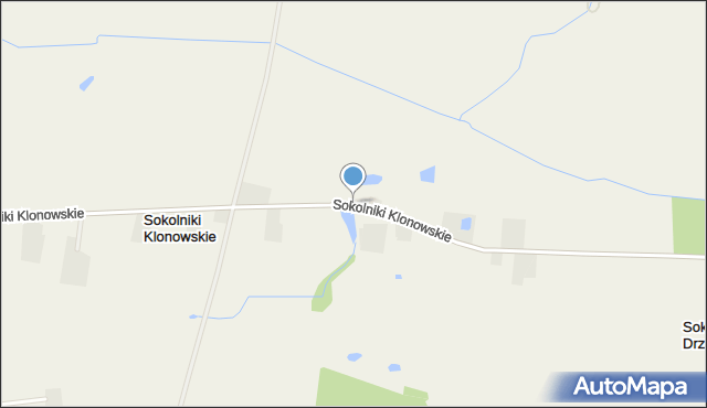 Sokolniki Klonowskie, Sokolniki Klonowskie, mapa Sokolniki Klonowskie