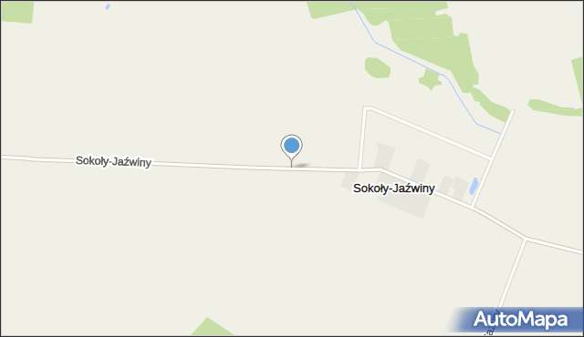 Sokoły-Jaźwiny, Sokoły-Jaźwiny, mapa Sokoły-Jaźwiny