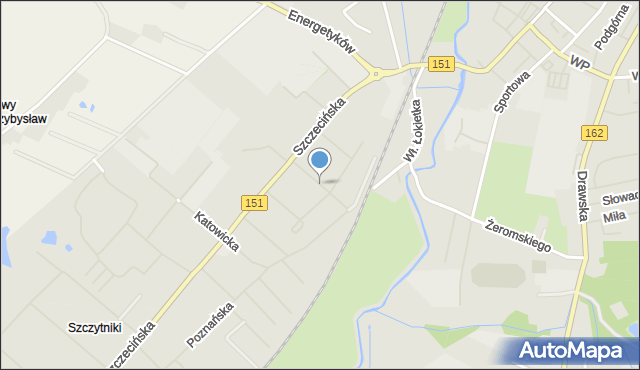 Świdwin, Sopocka, mapa Świdwin