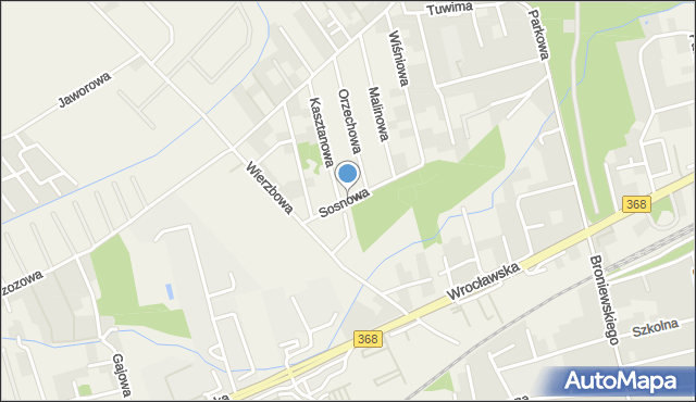 Szczodre, Sosnowa, mapa Szczodre