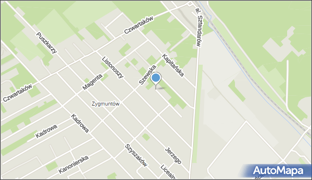 Warszawa, Solferino, mapa Warszawy