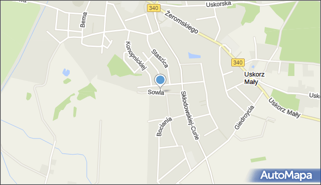 Wołów, Sowia, mapa Wołów