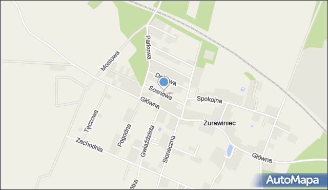 Żurawiniec gmina Miękinia, Sosnowa, mapa Żurawiniec gmina Miękinia