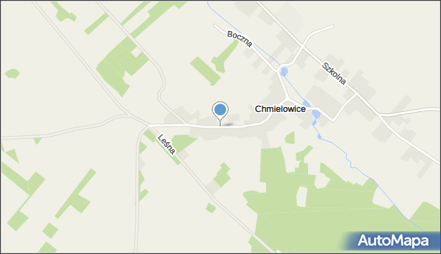 Chmielowice, Spacerowa, mapa Chmielowice