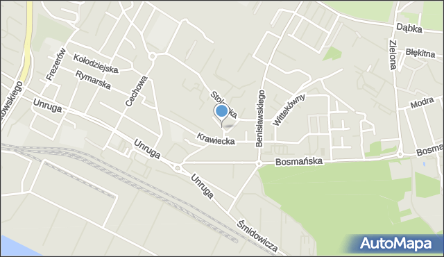 Gdynia, Spawaczy, mapa Gdyni