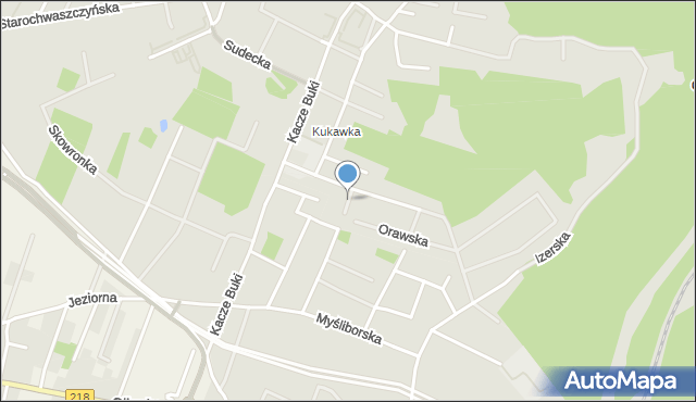 Gdynia, Spiska, mapa Gdyni