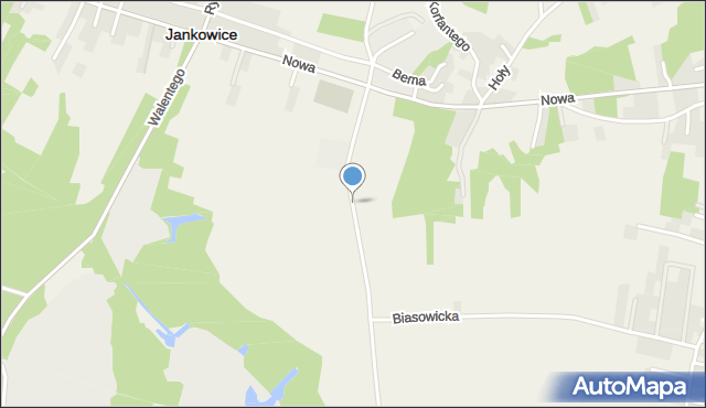 Jankowice gmina Świerklany, Sportowa, mapa Jankowice gmina Świerklany