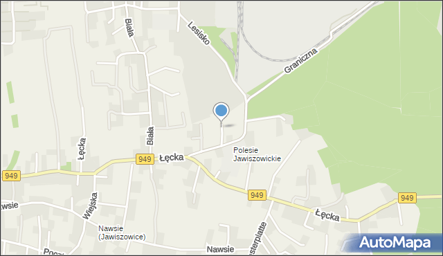 Jawiszowice, Spółdzielcza, mapa Jawiszowice