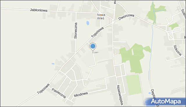 Kaźmierz, Spichrzowa, mapa Kaźmierz