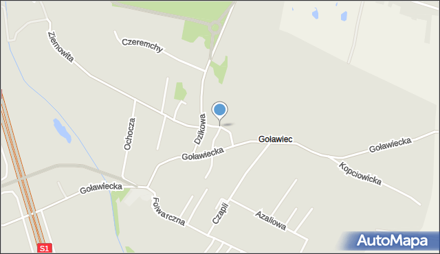 Lędziny powiat bieruńsko-lędziński, Spółdzielcza, mapa Lędziny powiat bieruńsko-lędziński