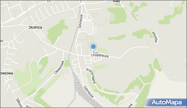 Libiąż, Spółdzielcza, mapa Libiąż