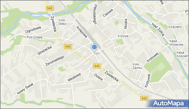 Łodygowice powiat żywiecki, Spółdzielców, mapa Łodygowice powiat żywiecki