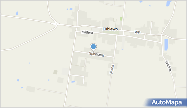Lubiewo powiat tucholski, Sportowa, mapa Lubiewo powiat tucholski