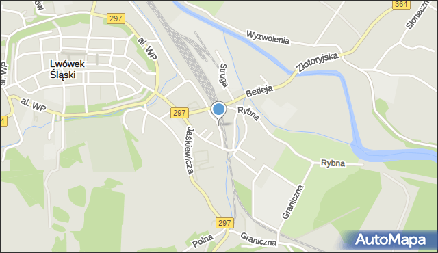 Lwówek Śląski, Spółdzielcza, mapa Lwówek Śląski