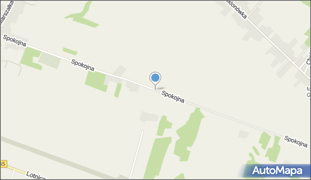 Masłów Pierwszy, Spokojna, mapa Masłów Pierwszy