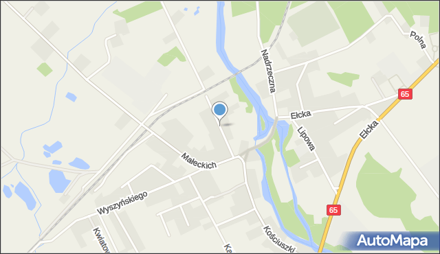 Nowa Wieś Ełcka, Sportowa, mapa Nowa Wieś Ełcka