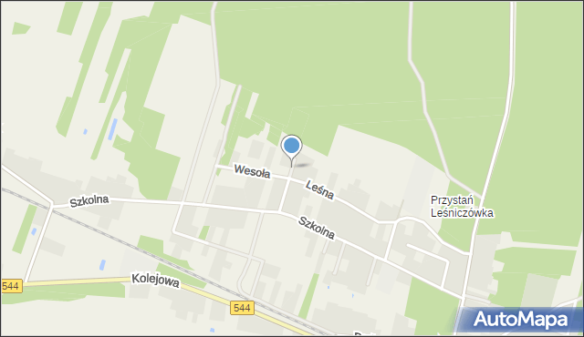 Nowa Wieś gmina Olszewo-Borki, Spokojna, mapa Nowa Wieś gmina Olszewo-Borki