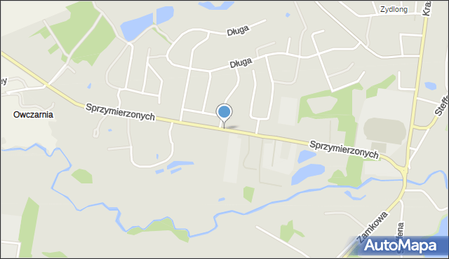 Pasłęk, Sprzymierzonych, mapa Pasłęk
